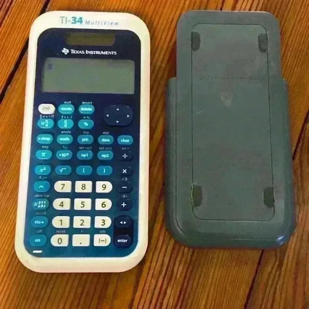 Texas Instruments TI-34 MultiView Scientific Calculator With Cover Tested
